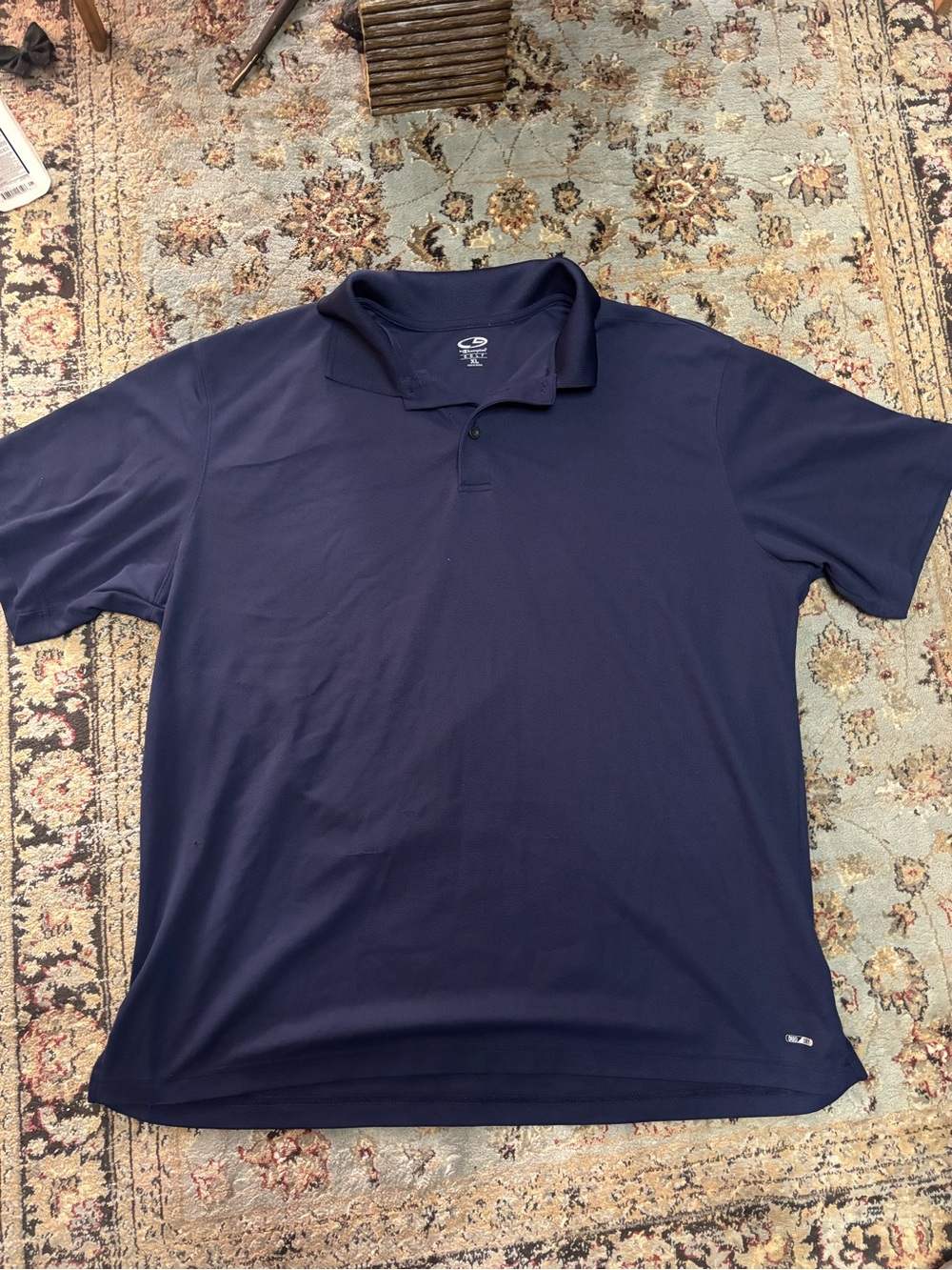 Champion Golf Men's Navy Performance Polo